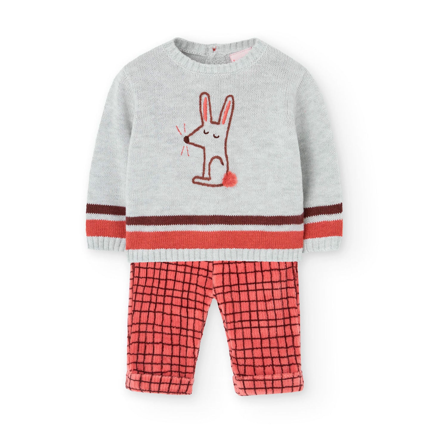 Set Fall Bunny Check - Nieuw!