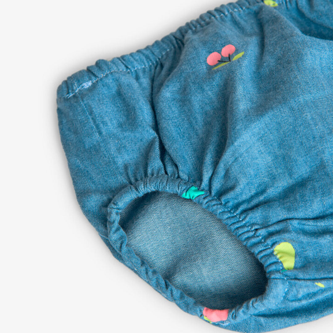 Jurk Denim Summer Fruits - LAATSTE STUK!