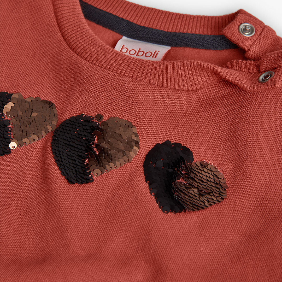 Jurk Glitter Hearts - Nieuw!