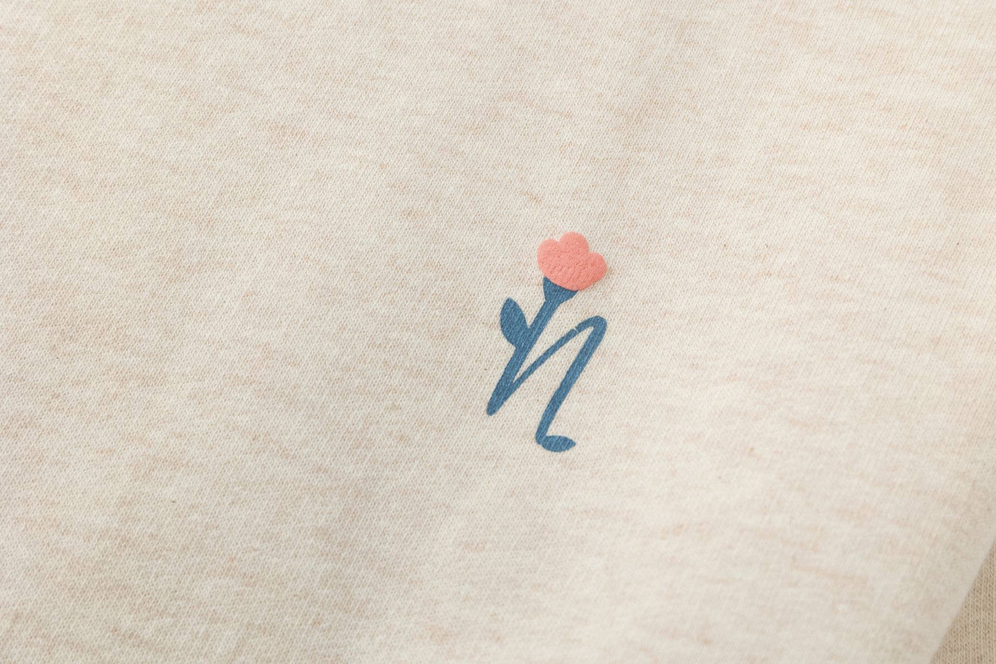 Sweater Beige Flowers - Nieuw!