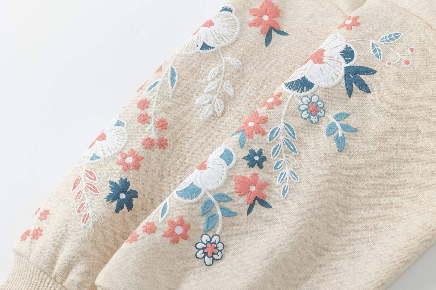 Sweater Beige Flowers - Nieuw!