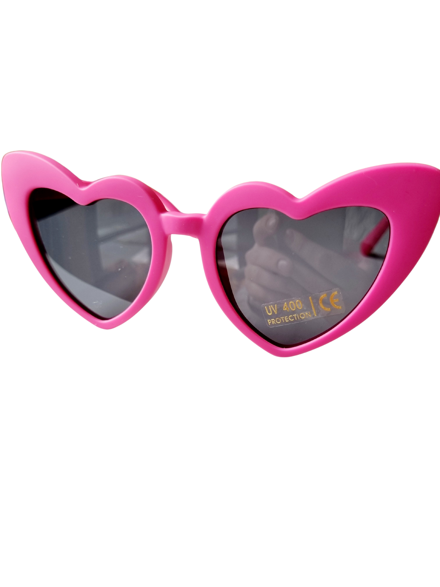 Zonnebril Heart Dark Pink - Nieuw!