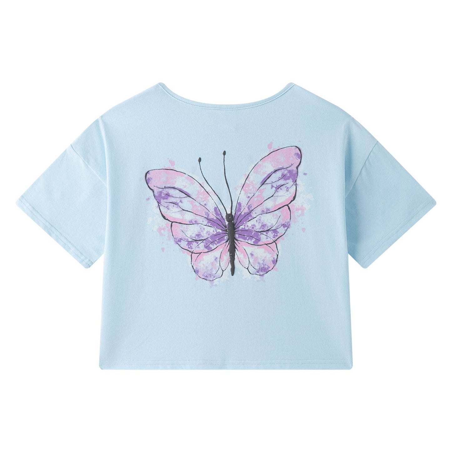 T-shirt Blue Butterfly - Nieuw!