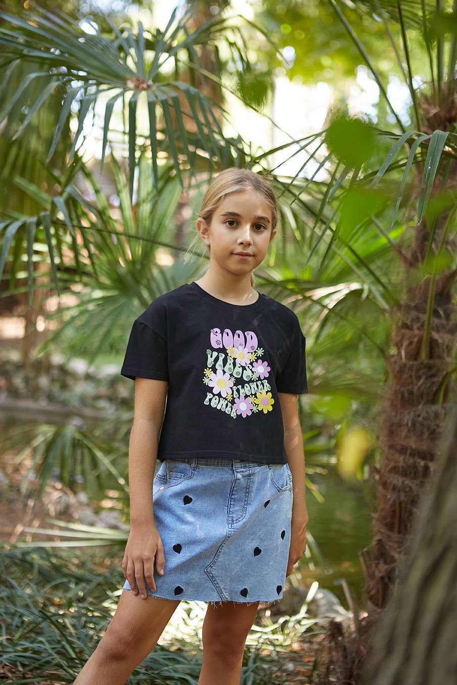 Jeansrok Hearts - Nieuw!