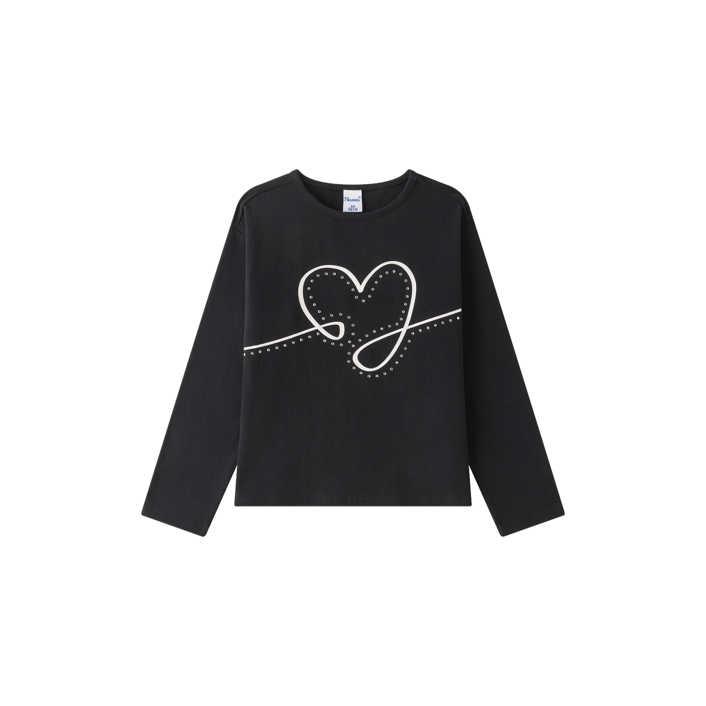 Longsleeve Glitter Heart - Nieuw!