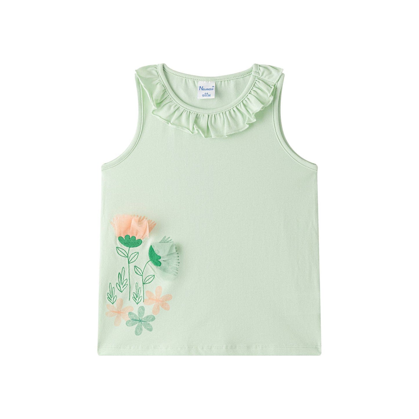 T-shirt Green Flowers - Nieuw!