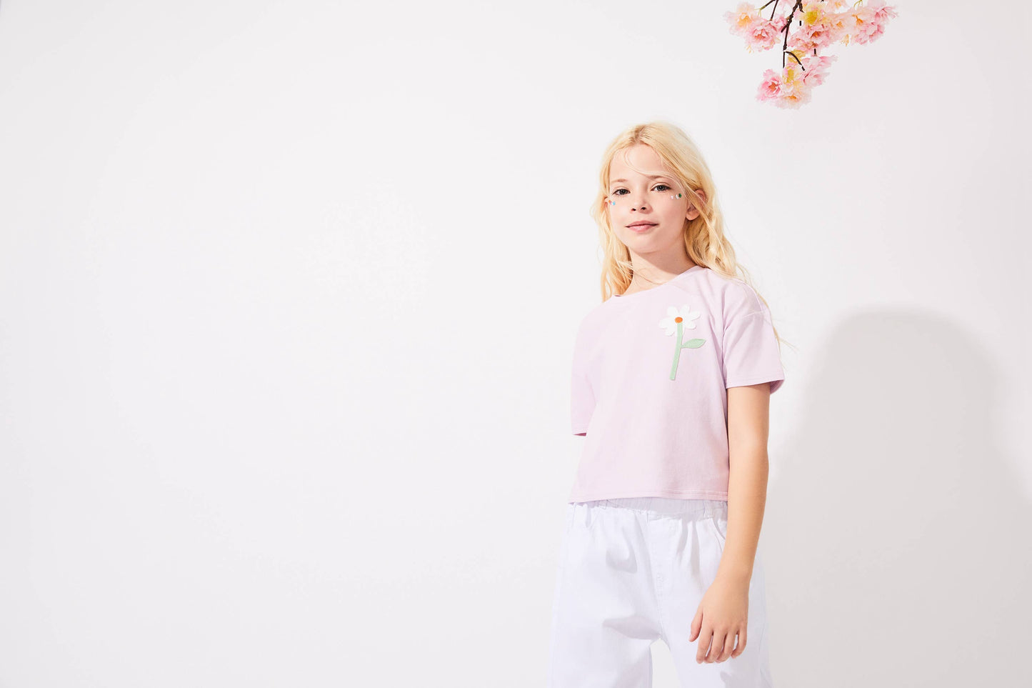 T-shirt Purple Flower - Nieuw!