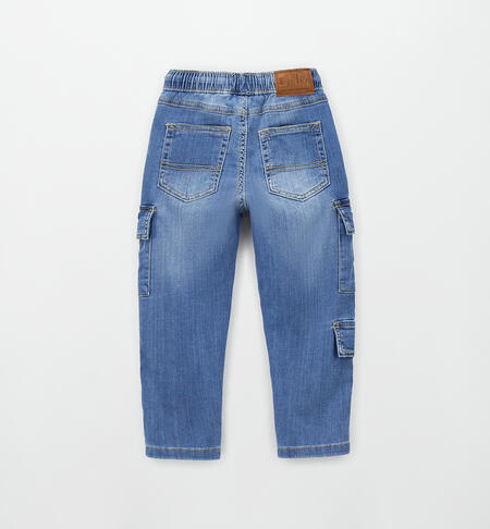 Jeansbroek Cargo Pale Stone Washed