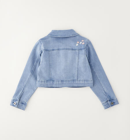 Jeansvest Flowers