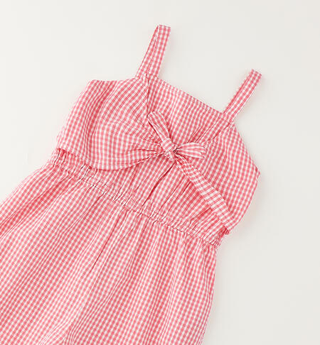 Playsuit Plaid Red
