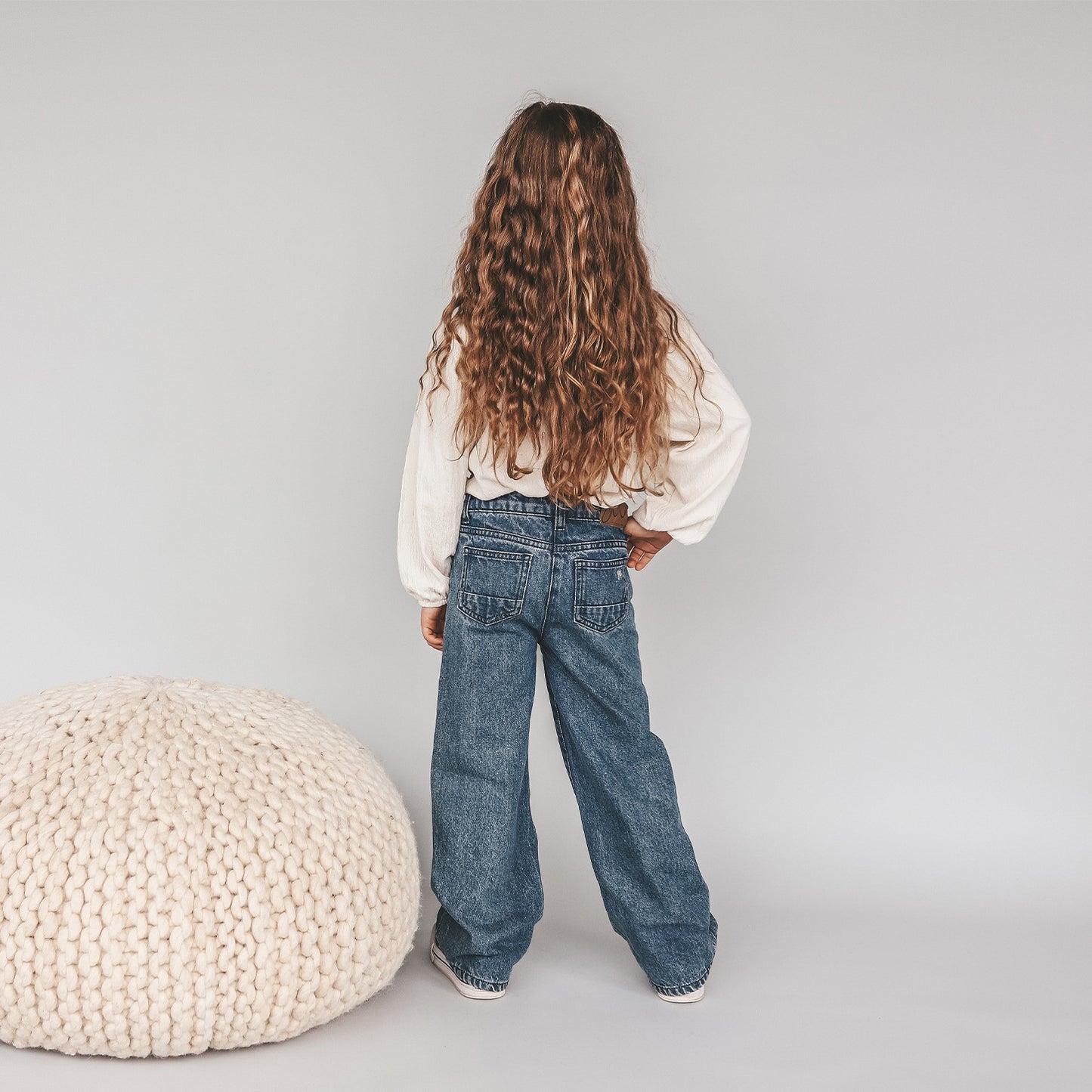 Jeansbroek Ethnic Flower - Nieuw!
