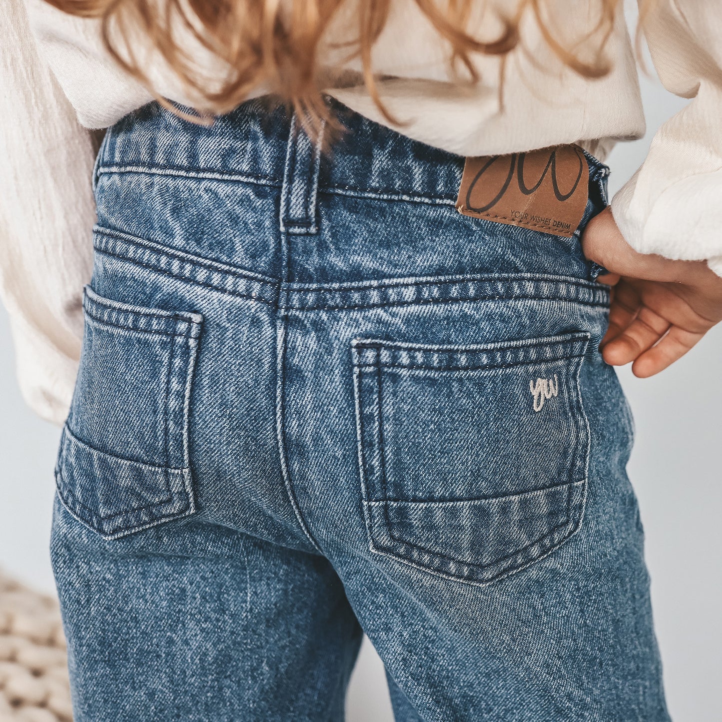 Jeansbroek Ethnic Flower - Nieuw!