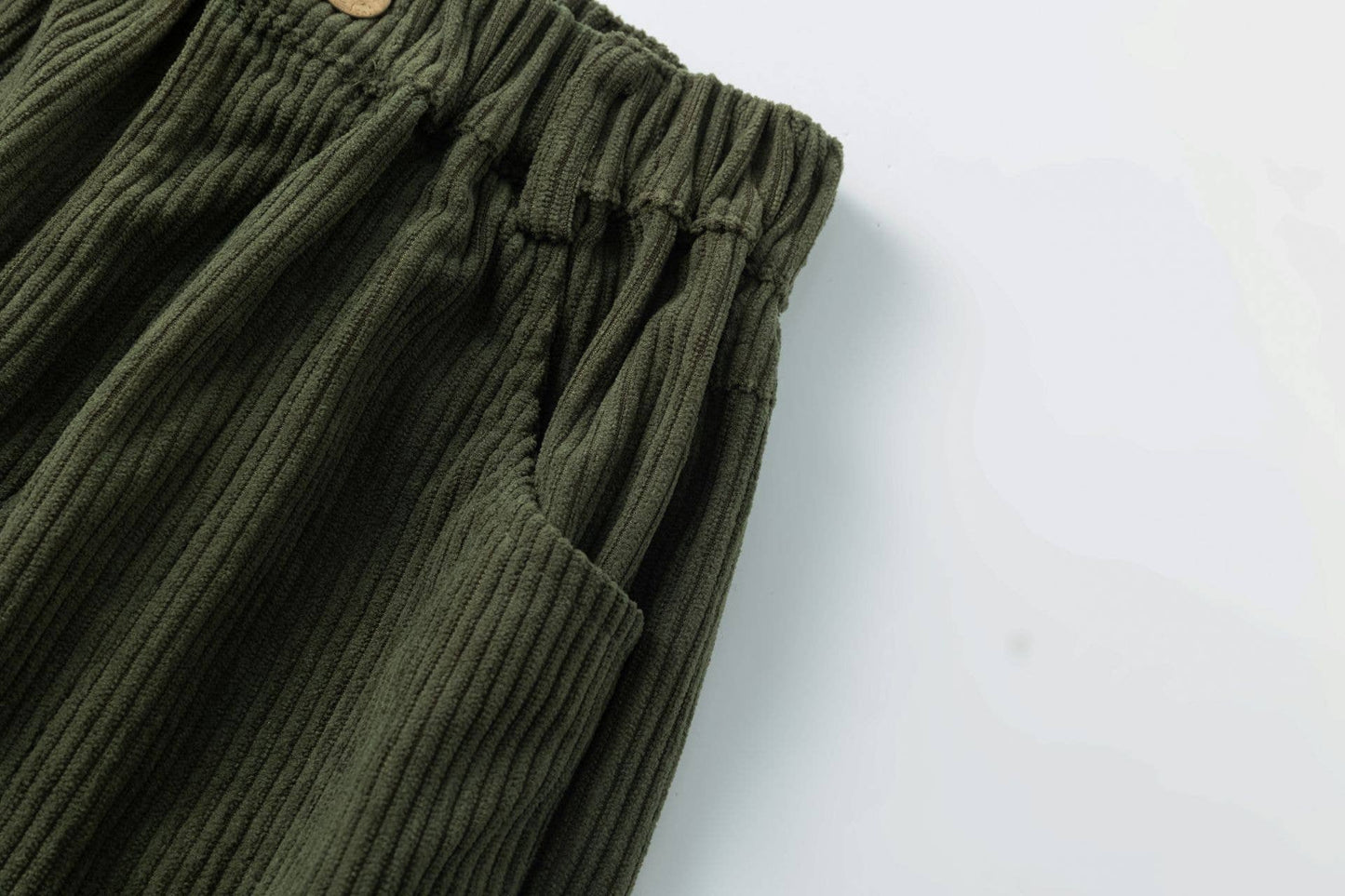 Broek Corduroy Green - Nieuw!
