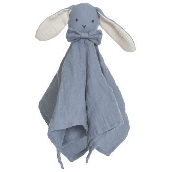 Knuffeldoekje Konijn Blauw - Nieuw!