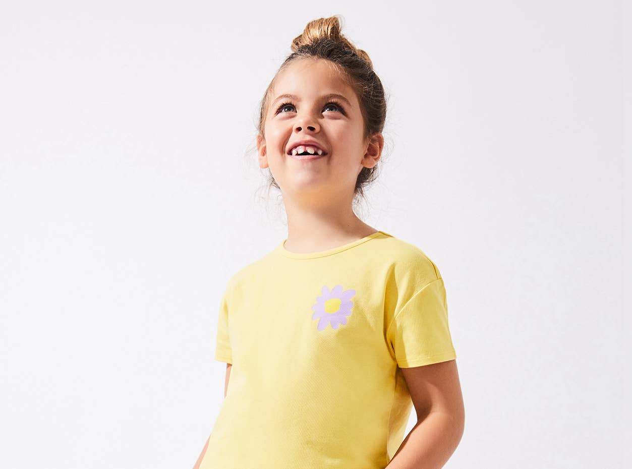 T-shirt Purple Flower - Nieuw!