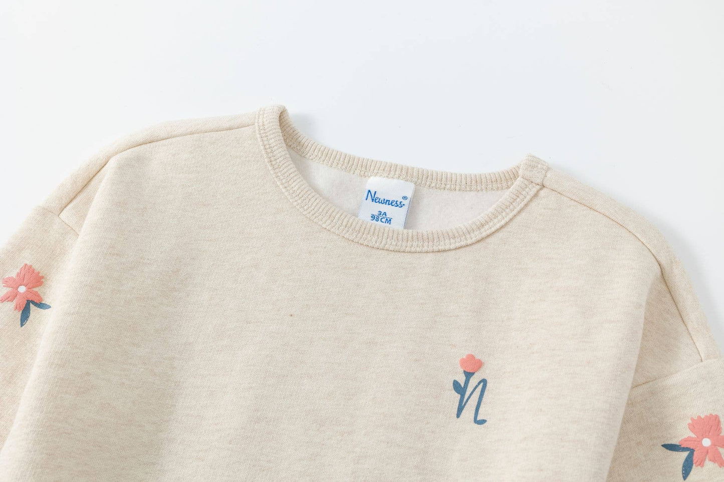 Sweater Beige Flowers - Nieuw!