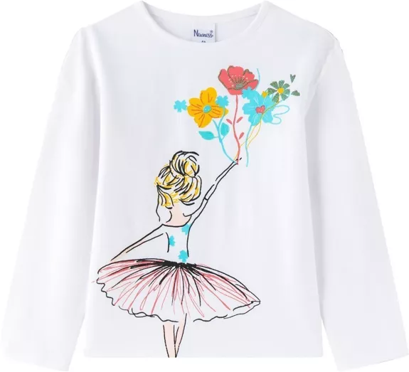 Longsleeve Ballerina Flowers