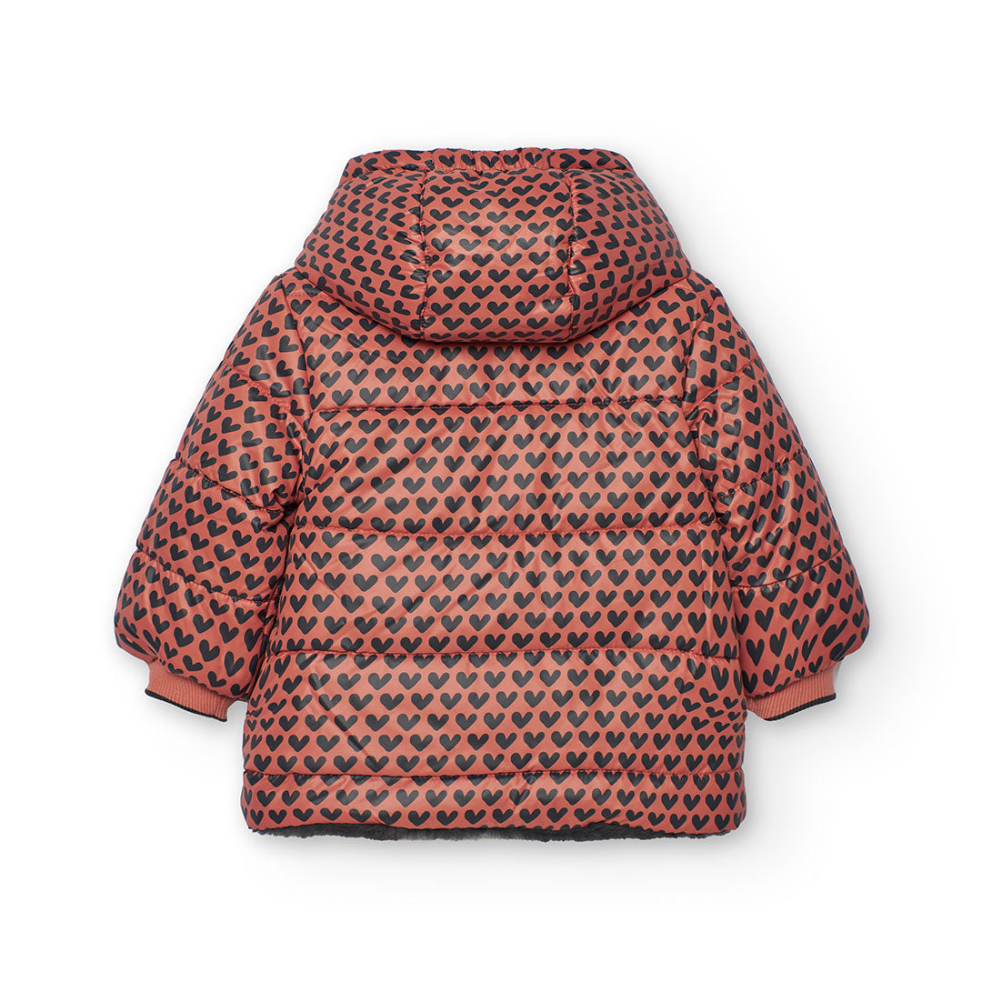 Winterjas Fuzzy Hearts - Nieuw!