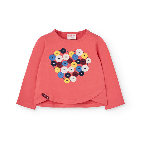 Longsleeve Coral Heart - Nieuw!