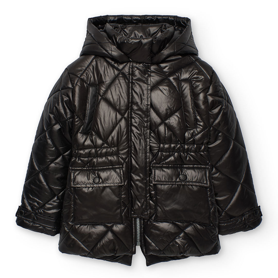 Winterjas Shiny Black - Nieuw!