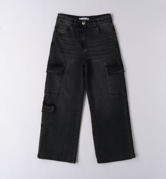 Jeansbroek Girls Cargo - Nieuw!