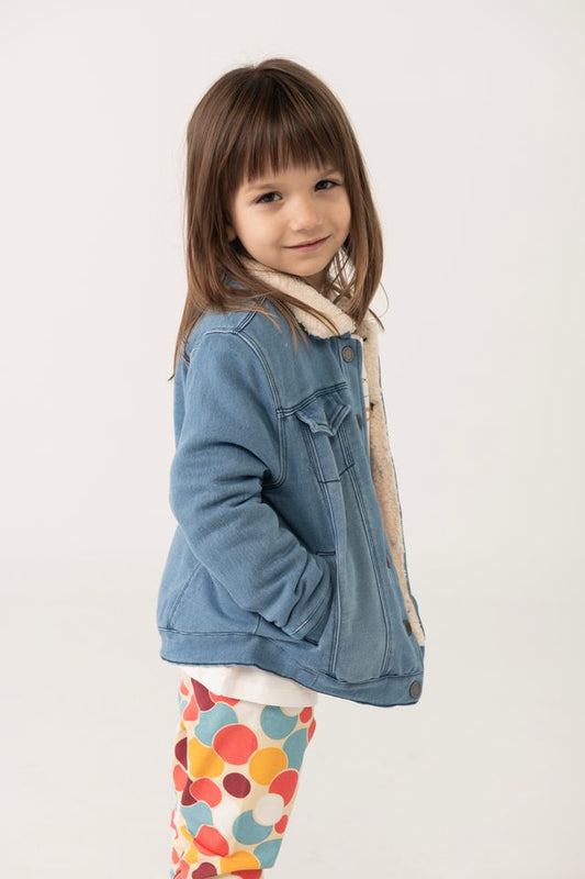 Winterjas Denim Blue - Nieuw!