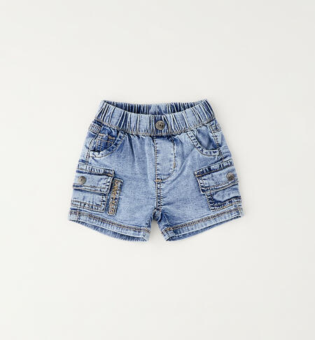 Short Denim Marble