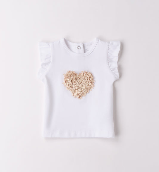 T-shirt Ruffle Heart