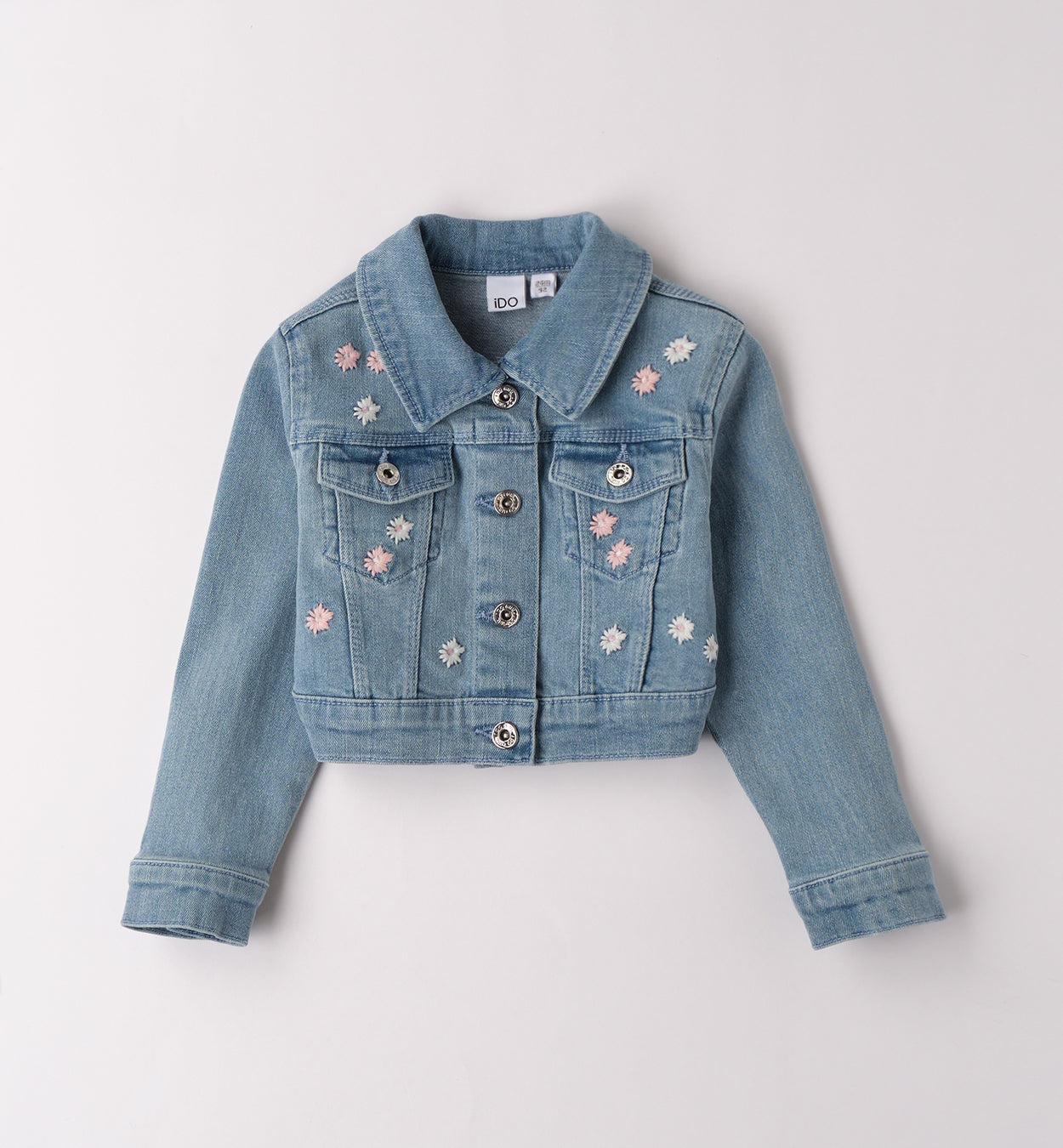 Jeansvest Flowers