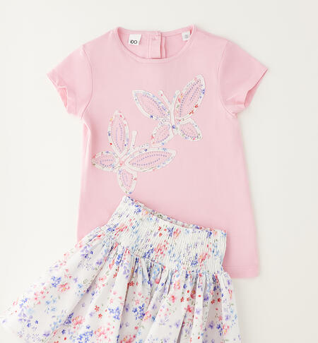 Set Butterfly Flowers