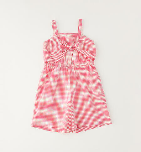 Playsuit Plaid Red