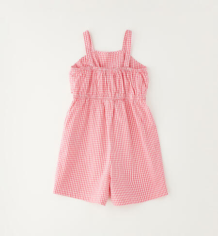 Playsuit Plaid Red