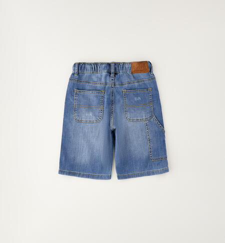 Short Denim Stone Washed
