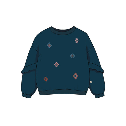 Sweater Sleeve Ruffle - Nieuw!