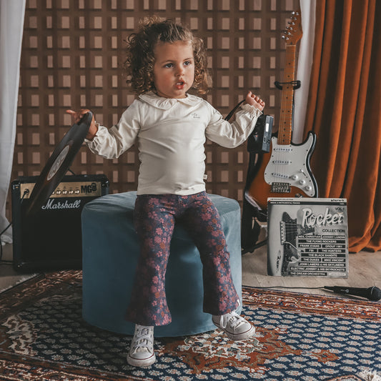 Legging Flared Glam Flower - Nieuw!