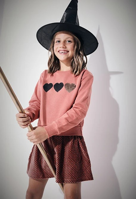 Jurk Glitter Hearts - Nieuw!