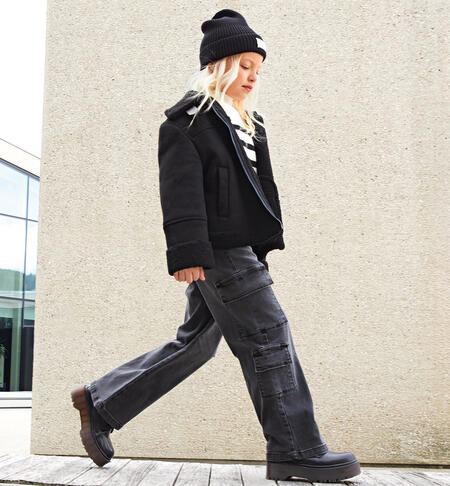 Jeansbroek Girls Cargo - Nieuw!