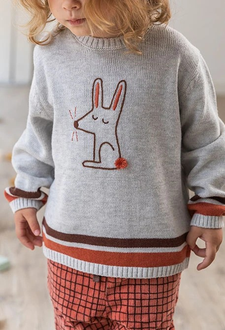 Set Fall Bunny Check - Nieuw!