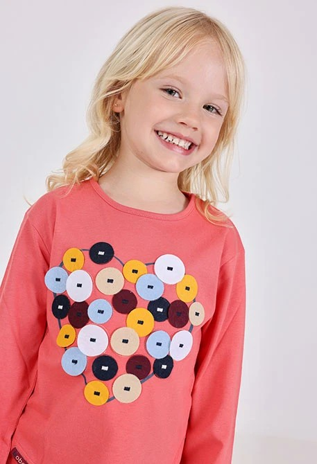 Longsleeve Coral Heart - Nieuw!