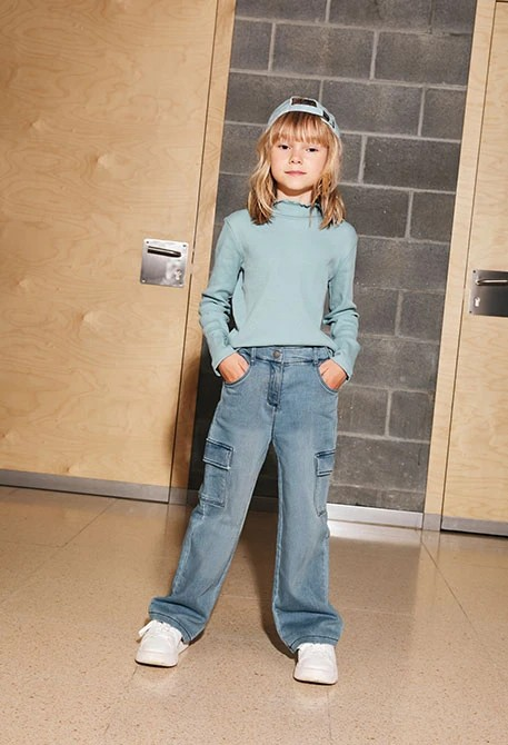 Jeansbroek Cargo Blue Denim - Nieuw!