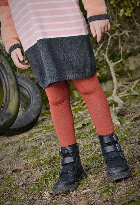 Kousenbroek Glitter Copper - Nieuw!